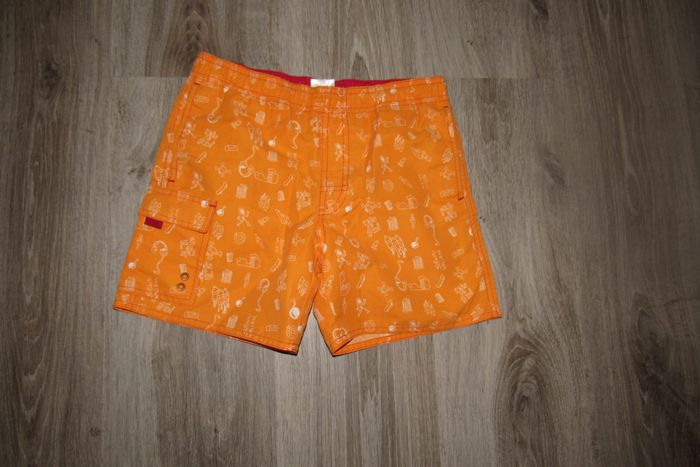 SHORT DE BAIN ORANGE GARÇON "GO SPORT" - 5 / 6 ANS - n°01 - photo numéro 2