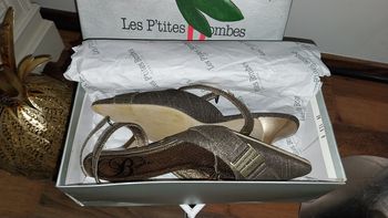 Escarpins 👡 bronzes by Les Petites Bombes État neuf Pointure 39