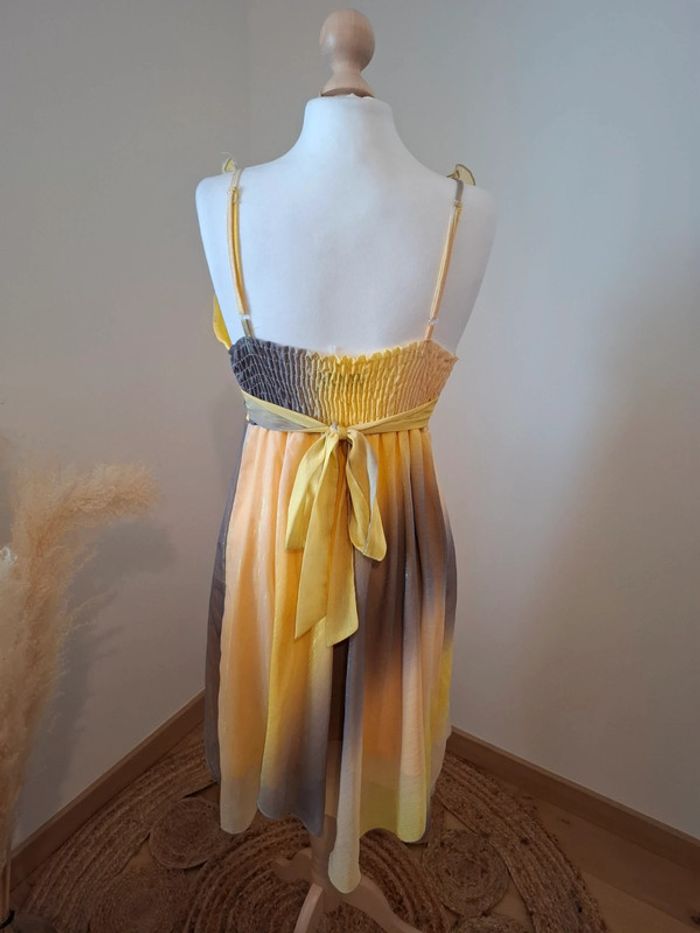 Robe colorée pailletée asymétrique Fashion Express taille XS/S 34/36 - photo numéro 9