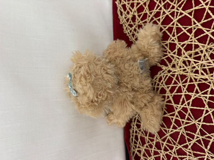 LE PETITE ROMY ours en peluche avec nœud en tête - photo numéro 2