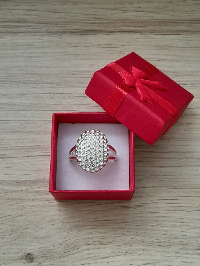 Bague de fiançailles Bella,série Twilight taille 60, plaquée argent - photo numéro 2