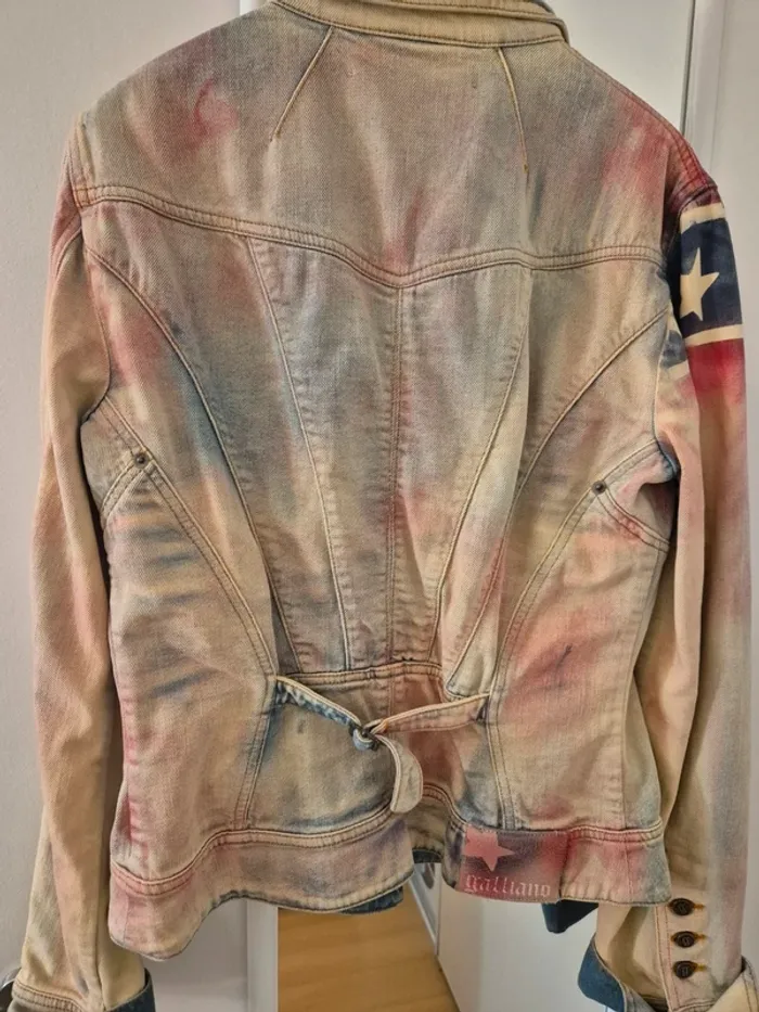 Veste jean vintage Galliano - photo numéro 3