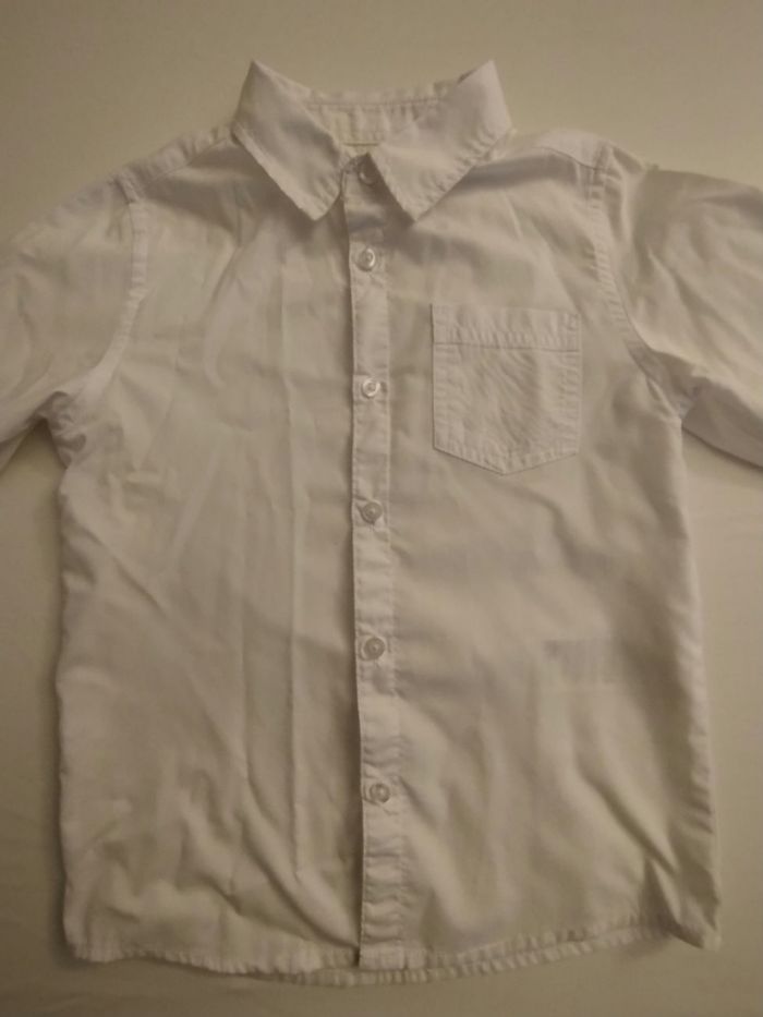 Chemise blanche manches longues 6 ans Gémo - photo numéro 7