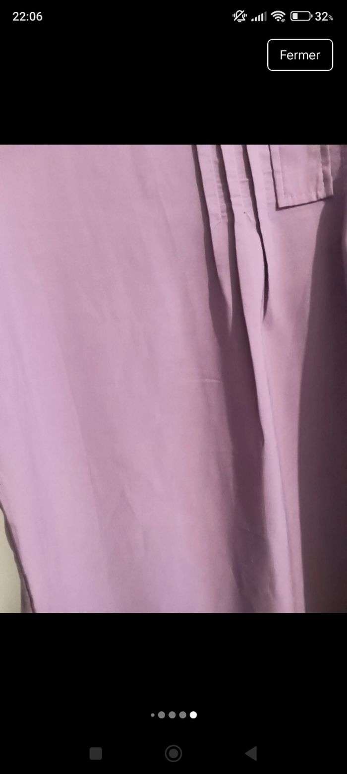 Abaya mauve taille L/XL - photo numéro 6