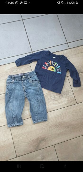 Ensemble bébé levis 9 mois