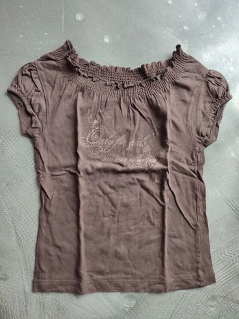 T-shirt manches courtes fille 4 ans