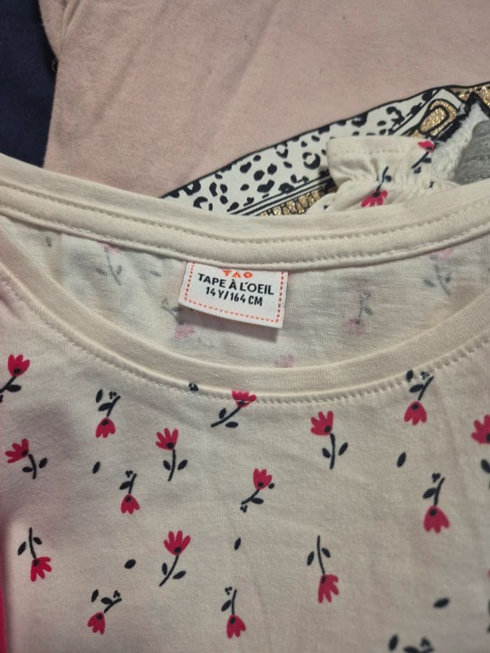 T-shirts fille taille 14ans - photo numéro 3