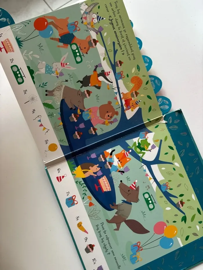 Livre cherche et trouve le club des animaux. Joyeux anniversaire. - photo numéro 11