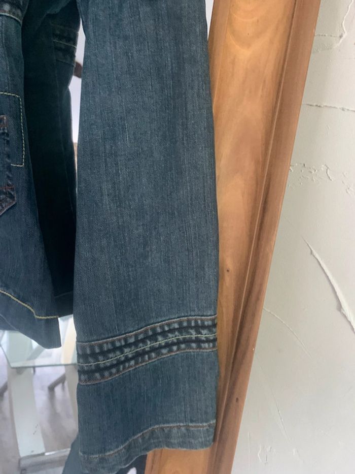 Veste en jean cache-cache taille 38 cintrée - photo numéro 8