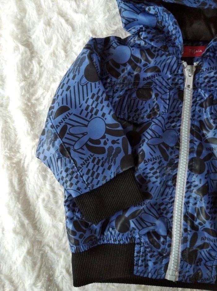 Veste blouson imperméable avec capuche Garçon 6 mois Tissaia - photo numéro 3