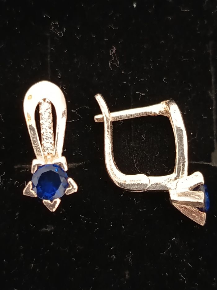 Boucles d'oreilles en argent. - photo numéro 5