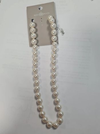Collier de perles ras de cou 🤍