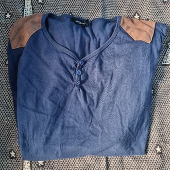 T-shirt bleu marine 2xl
