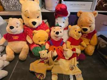 Lot peluches winnie l’ourson disney
