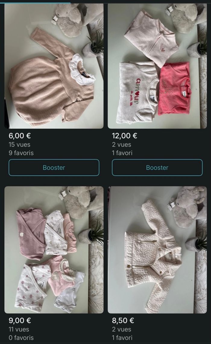 Lot de vêtements