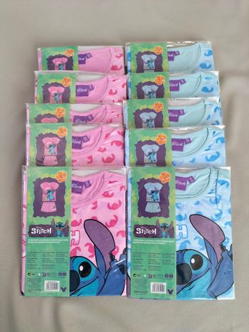 🤍 Lot revendeur 10 pyjashort Stitch - fille/garçon - Taille de 3 à 8 ans - Disney - Neufs 🤍