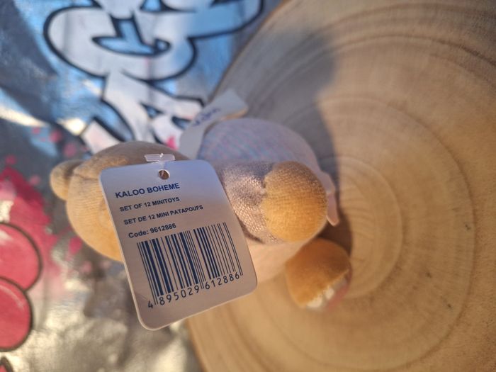 Doudou ourson bébé peluche attache poussette marque Kaloo neuf jamais utilisé - photo numéro 2