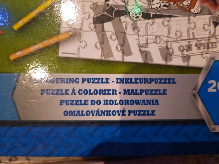 Puzzle pat patrouille à colorier Neuf - photo numéro 3