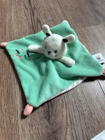 Doudou mouchoir lapin Super U