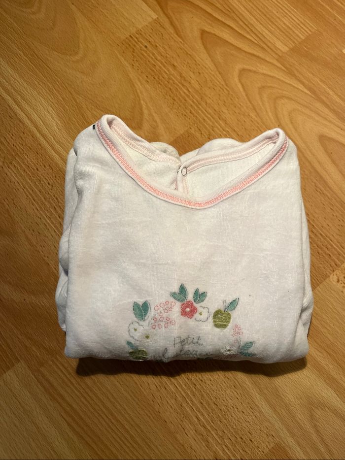 Pyjama Petot Bateau rose couronne fleurs - photo numéro 4