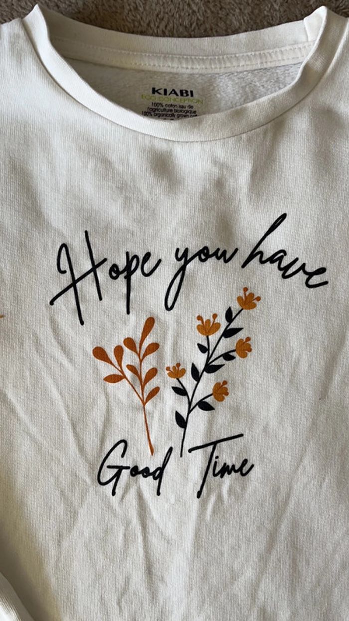 Pull blanc - photo numéro 2