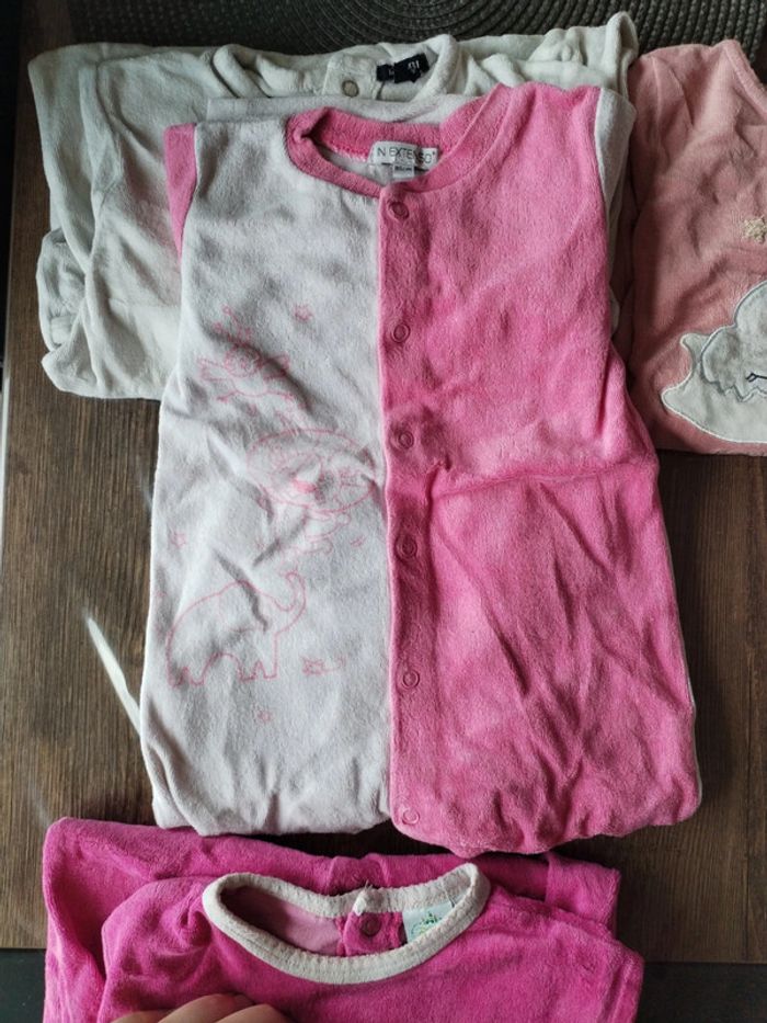 Lot de 4 pyjamas velours - photo numéro 3