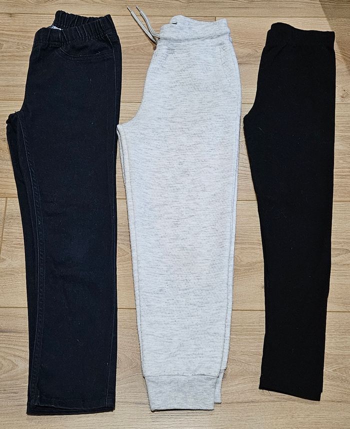 3 pantalons fille - Taille 6-8 ans