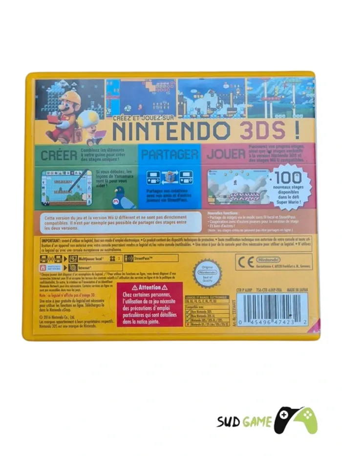 Jeu 3DS " Super Mario maker " - photo numéro 2