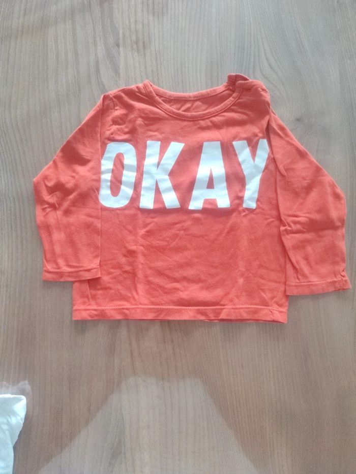 T-shirt manches longues garçon 18 mois