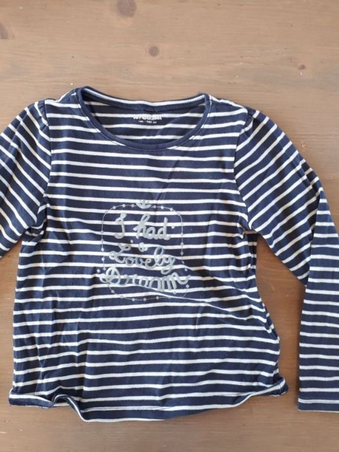 Tee shirt manches longues pour fille