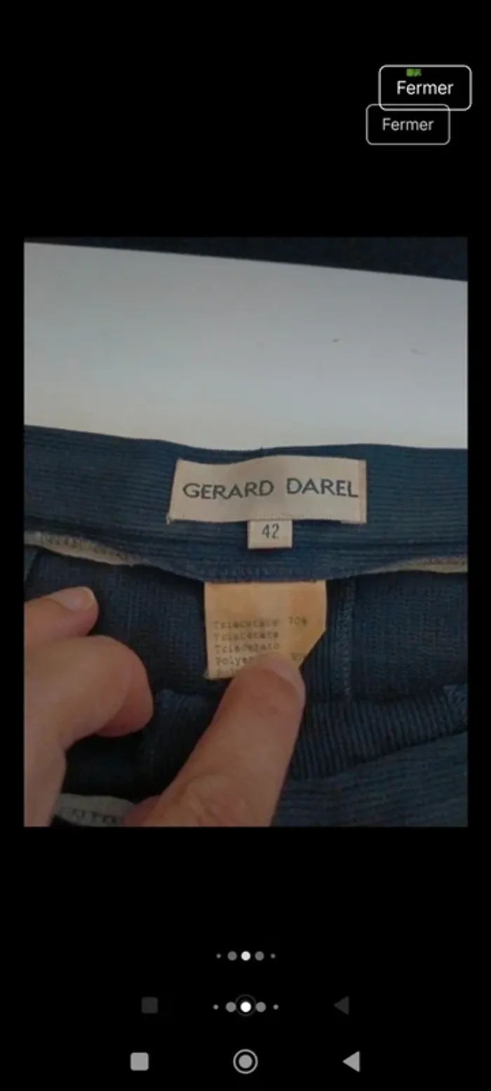 Jupe longue femme Gérard Darel taille 42 fendue rétro vintage - photo numéro 5