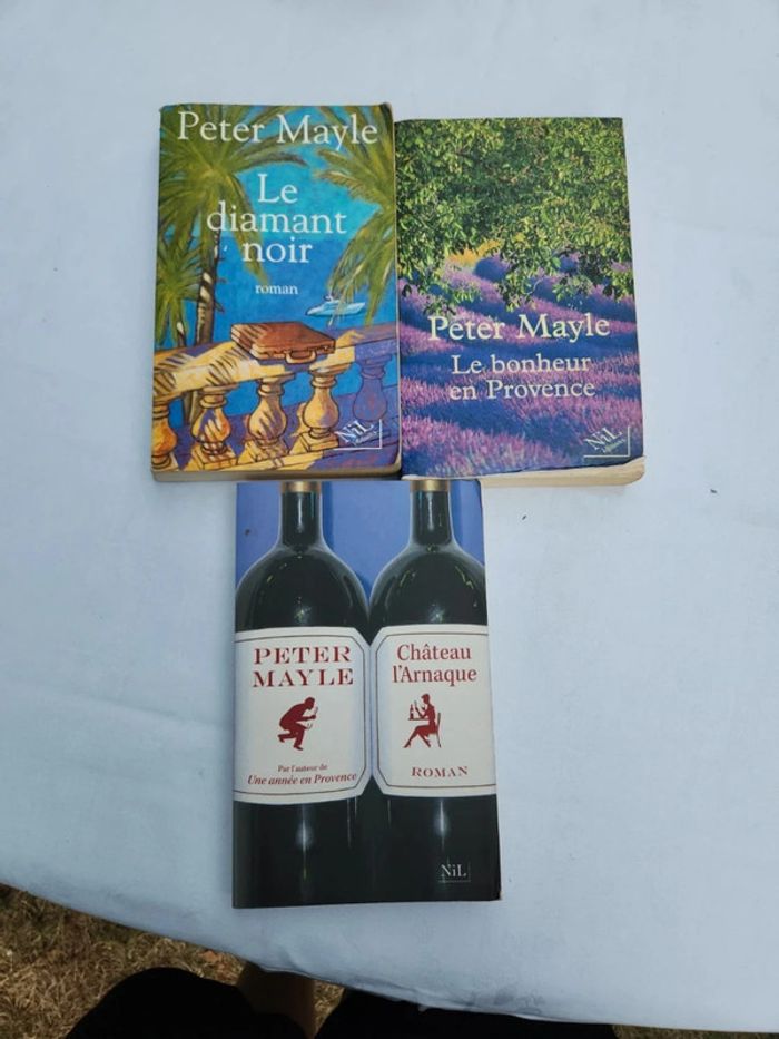 Lot 3 livres de Peter Mayle - grand format broché