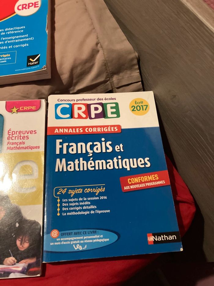 Lot 7 livres CRPE - photo numéro 3