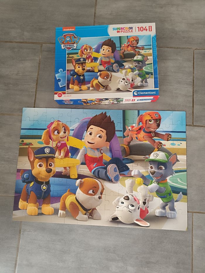 Lot de 2 Maxi Puzzle pat patrouille  104 pièces - photo numéro 3