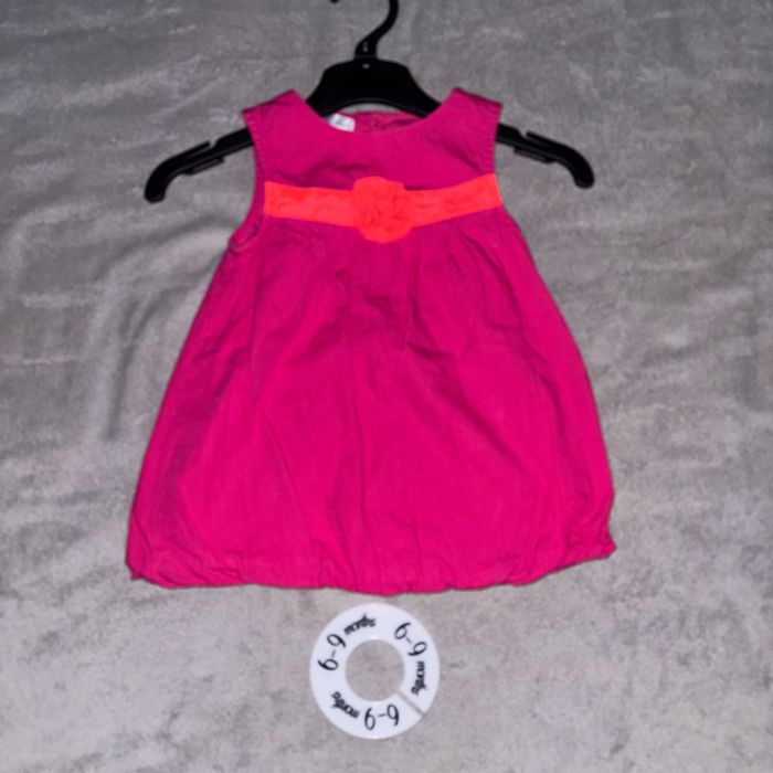 Lot de robes bébé fille manches courtes 6 mois - photo numéro 2