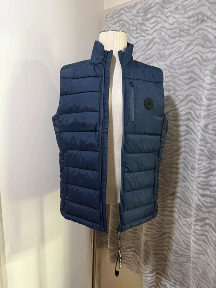 Roy Robson - Doudoune sans manches, Bleu, taille S