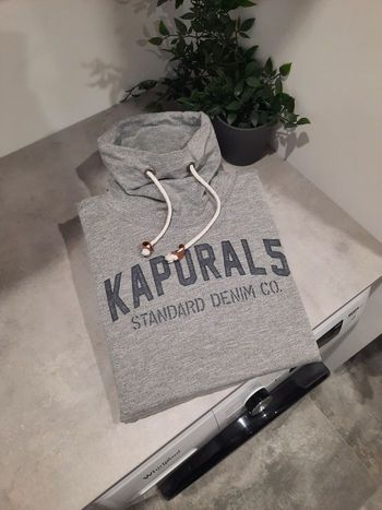 Pull Sweat à Capuche Kaporal – Gris – Taille S