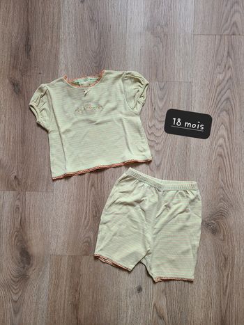 Pyja-short 18 mois