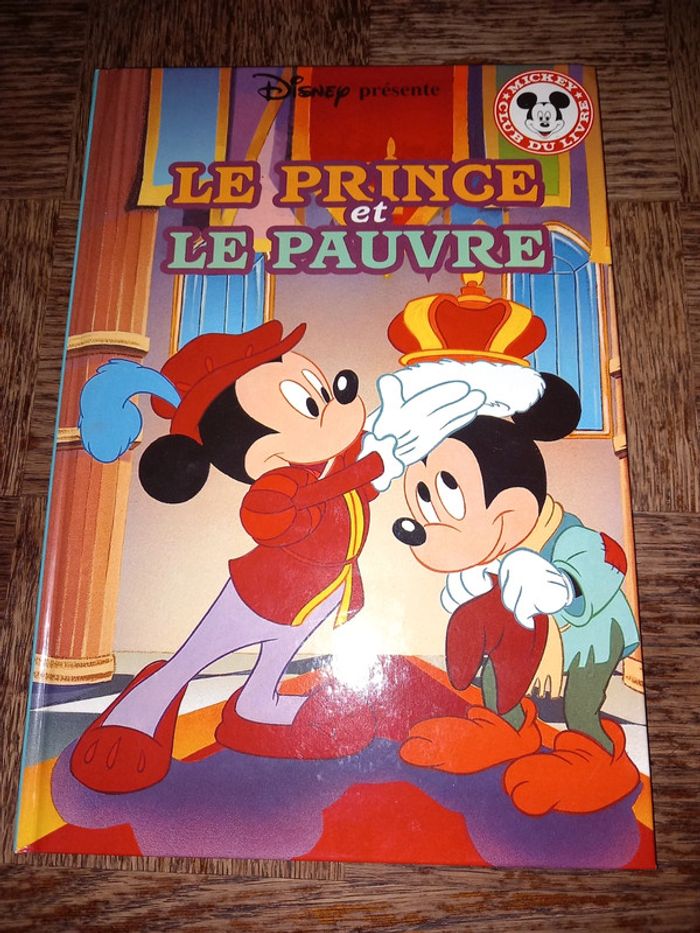 Livre disney "le prince et le pauvre"