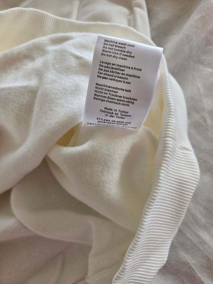 Sweat shirt blanc cassé  Anine  Bing taille M - photo numéro 6