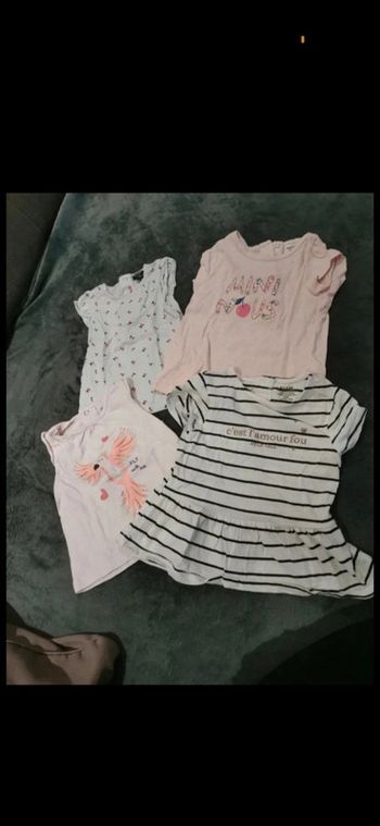Lot de t shirt 9 mois