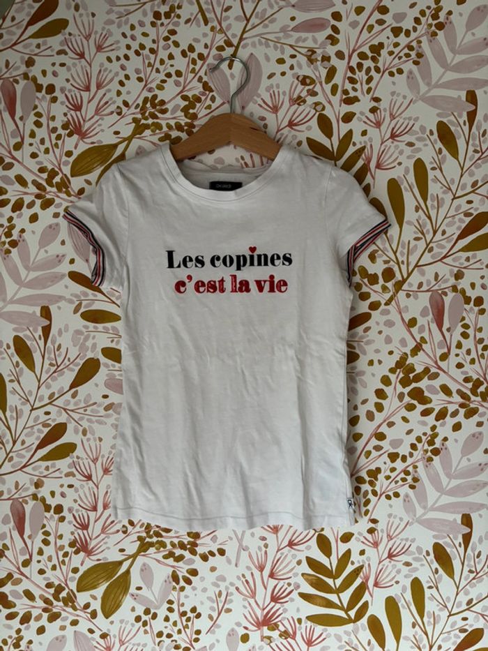 Tee shirt les copines c’est la vie okaidi