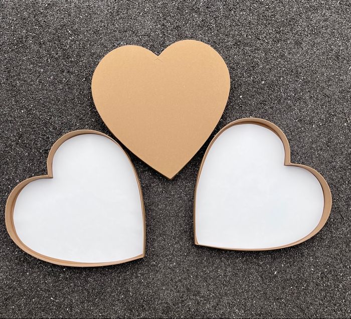 Plateaux cœur le lot de 3