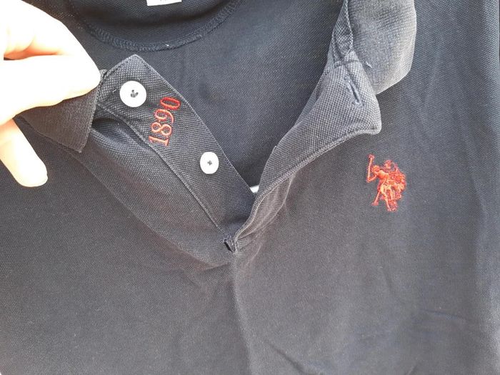 Polo bleu marine homme XL - US Polo - Très bon état - photo numéro 2