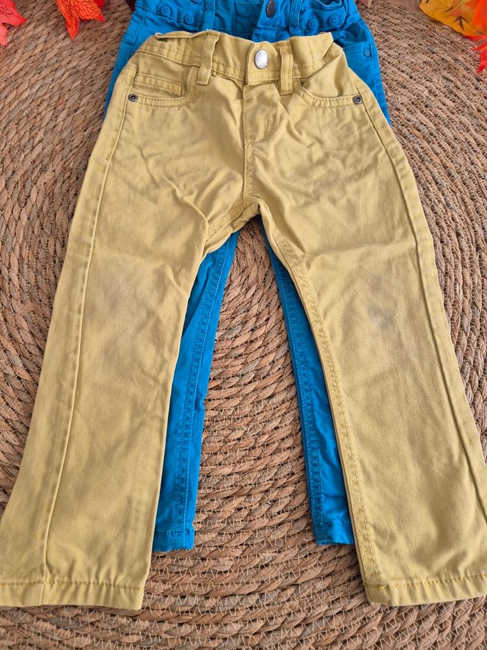 Lot de 3 pantalons colorés garçon 3 ans - photo numéro 7