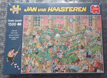 Comic Puzzle 1500 pièces - Jouons au billard