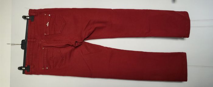 pantalon rouge bordeaux - photo numéro 2