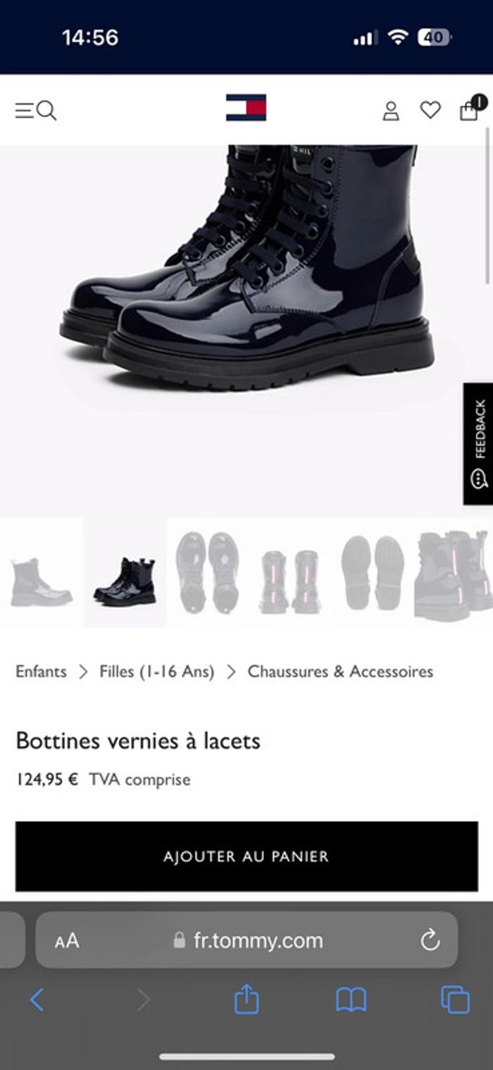 Bottines fille Tommy Hilfiger taille 32 - photo numéro 10