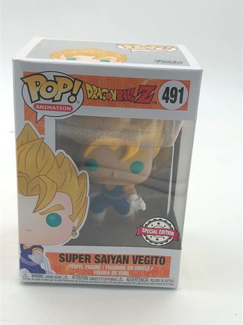Figurine Funko Pop Dragon Ball Z N•491 super Sayian Vegito