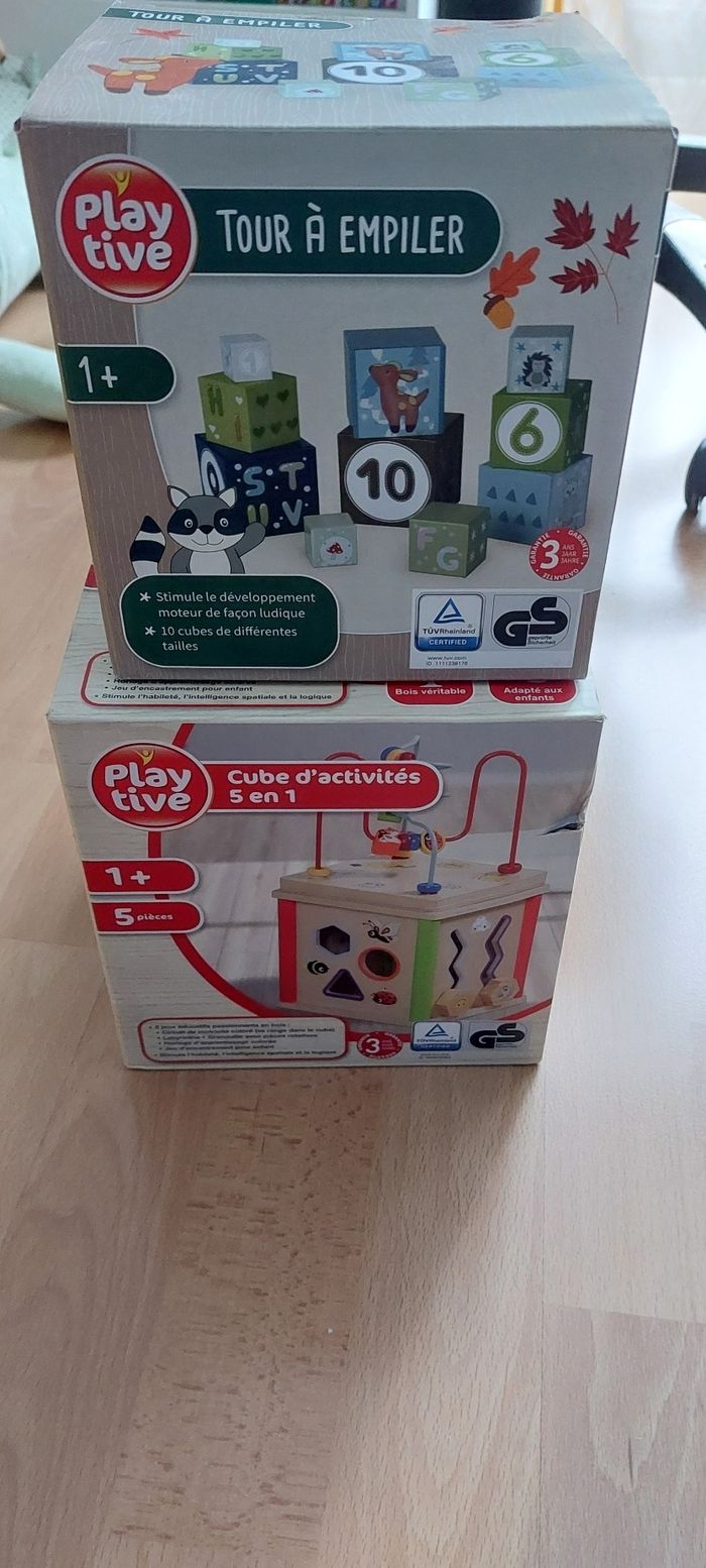 Lot de 2 jeux pour bébé